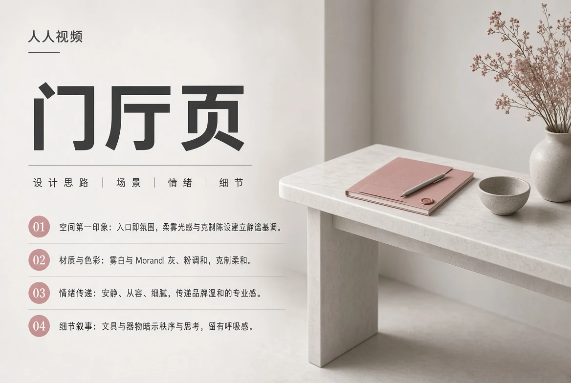 门厅页视觉